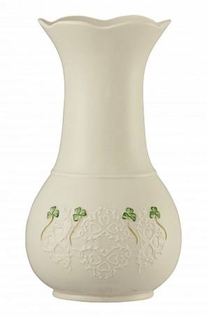Shamrock Lace 10" Vase