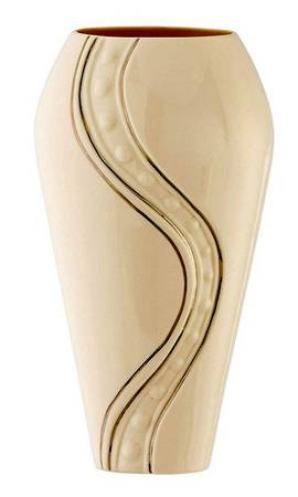 Silver Ripple 12" Vase