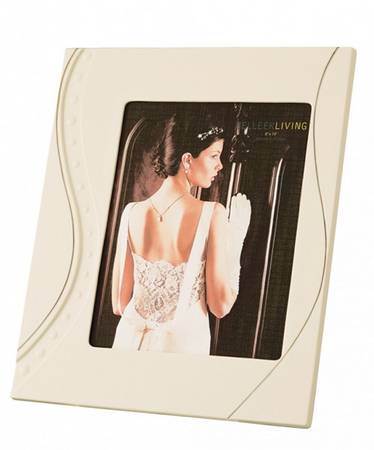 Silver Ripple Frame-Holds 8" X 10"