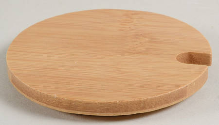 Ripple Wood Lid for Condiment Bowl
