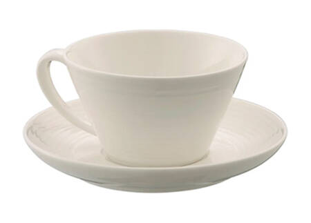 Ripple Flat Cup & Saucer Set