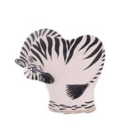 Zebra Spoon Rest/Holder (Holds 1 Spoon)