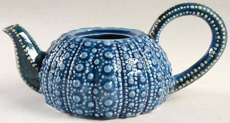 Blue Urchin Teapot No Lid