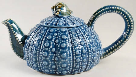 Blue Urchin Teapot & Lid
