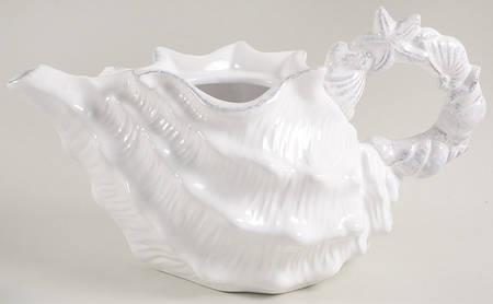 Seawave White Teapot No Lid