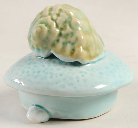 Seawave Turquoise Blue Lid for Teapot