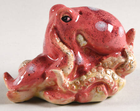 Octopus Red Salt Shaker