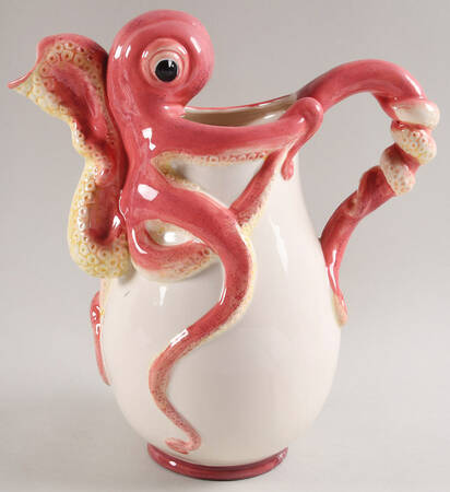 Octopus Red 76 Oz Pitcher by Blue Sky | Replacements, Ltd.