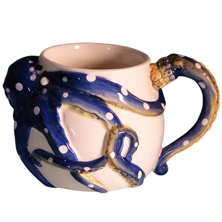 Octopus Blue Mug