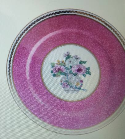 BER415 Maroon Dinner Plate