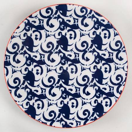 Piers Blue Salad Plate