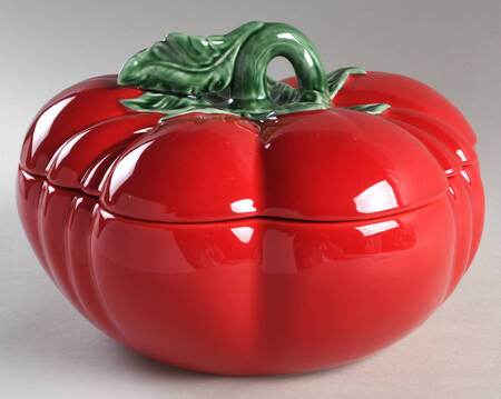 Tomato Tureen &  Lid by Bordallo Pinheiro