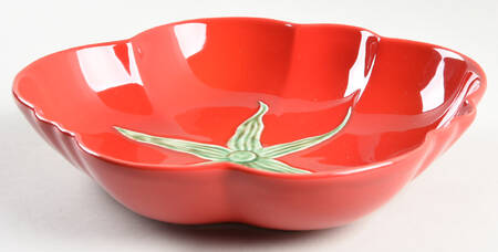Tomato 9" Individual Pasta Bowl by Bordallo Pinheiro