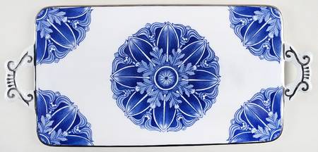 Asian Garden 18" Handled Tray