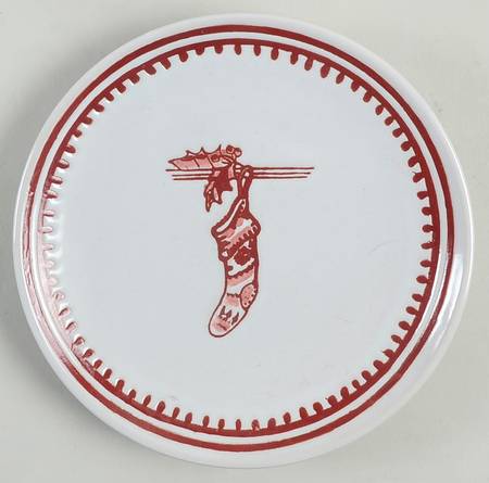 Deck the Halls Appetizer Plate