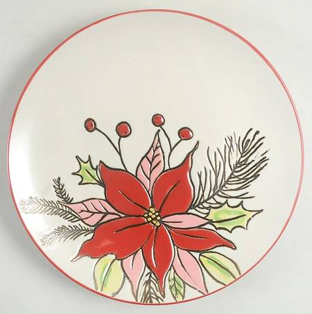 Holly Berry Salad Plate
