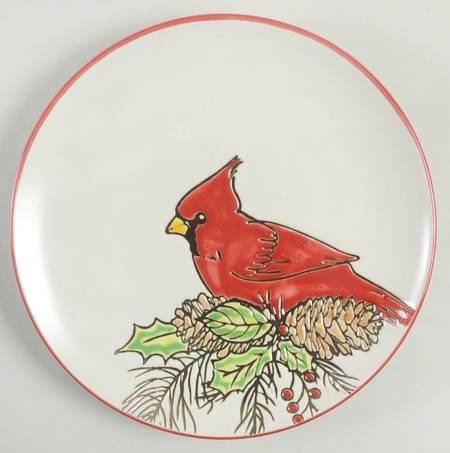 Holly Berry Salad Plate