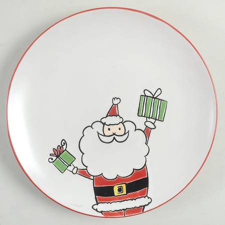 Ornamental Festivities Salad Plate