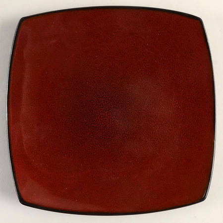 Tuscan Red Square Salad Plate by Better Homes and Gardens