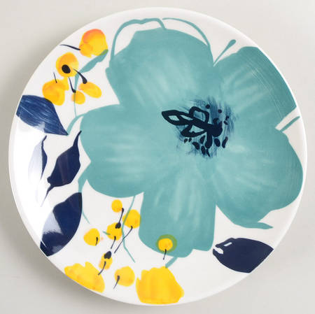 Bella Floral Salad Plate