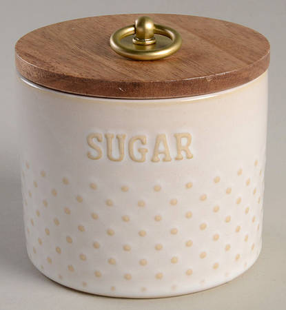 Modern Farmhouse Sugar Bowl & Lid