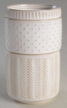 Modern Farmhouse (3 Piece) Stacking Canister Set