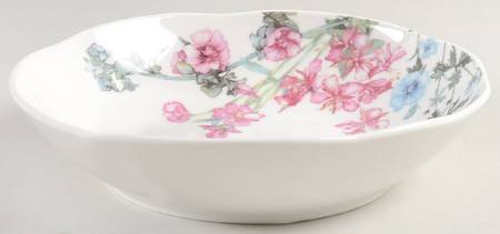 Floral Coupe Soup Bowl