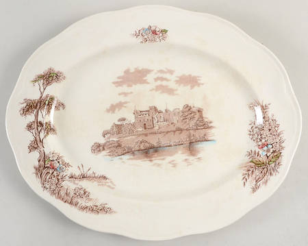 BRA40 16" Oval Serving Platter
