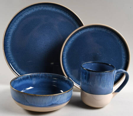 Apex Blue 4 Piece Place Setting