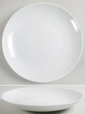 Atlantide Blanc 11" Deep Round Platter