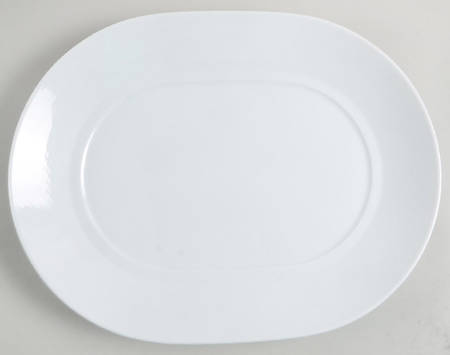 Atlantide Blanc 13" Oval Serving Platter