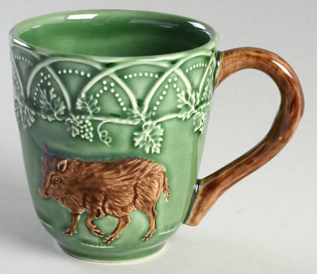 Woods Hunting Mug by Bordallo Pinheiro