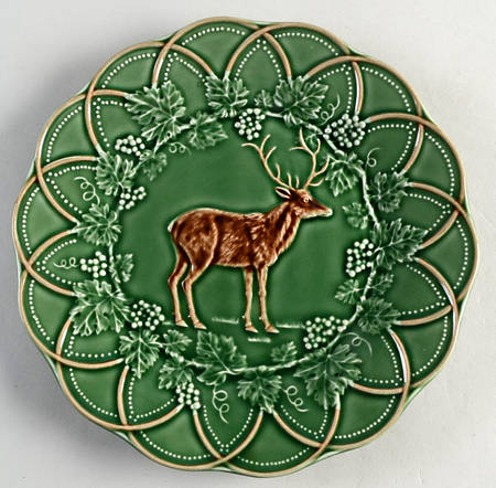 Woods Hunting Salad/Dessert Plate