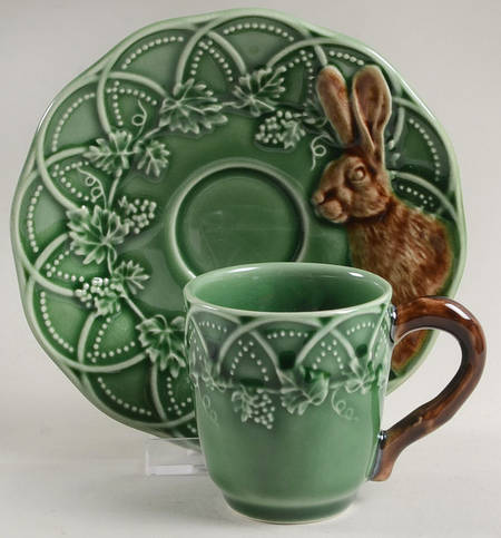Woods Hunting Flat Cup & Saucer Set