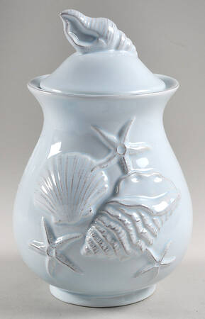 Laguna Coastal Cottage Blue Large Canister & Lid