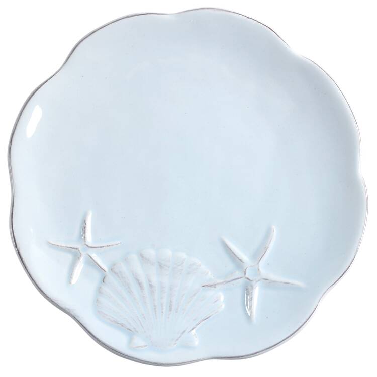 Laguna Coastal Cottage Blue Salad Plate by Blue Sky