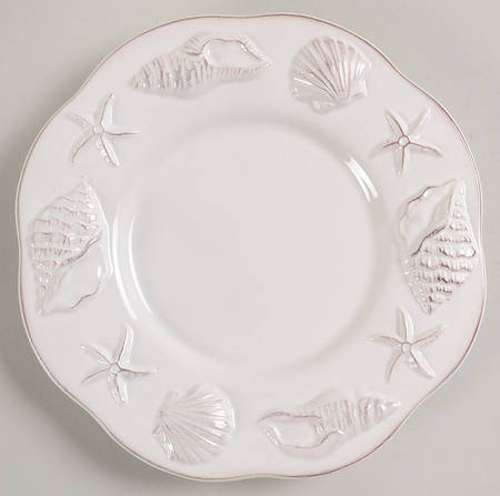 Laguna Coastal Cottage White Salad Plate