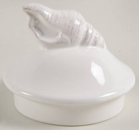 Laguna Coastal Cottage White Lid for Medium Canister