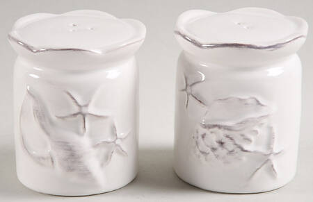 Laguna Coastal Cottage White Salt & Pepper Set