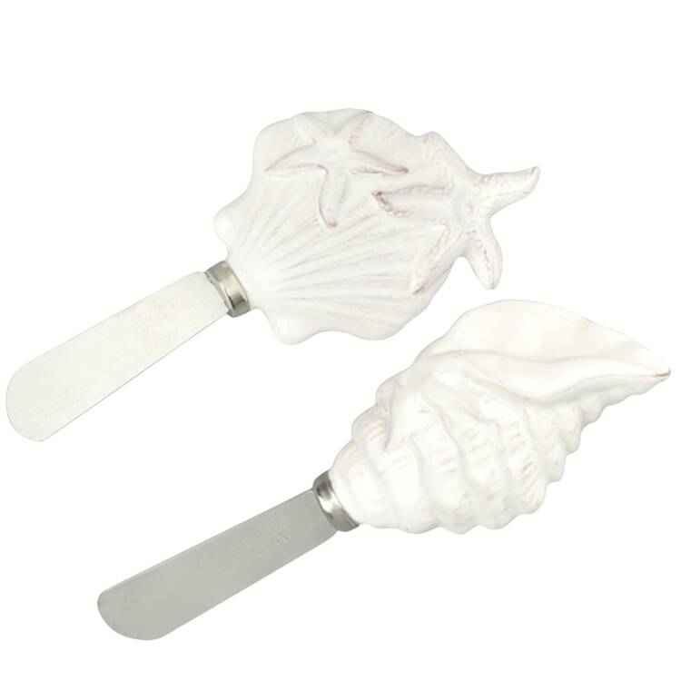 Laguna Coastal Cottage White (Set of 2 Motif) Figural Spreaders
