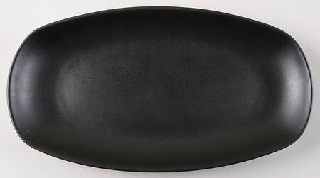 Mono Coupe Black 11" Oblong Tray