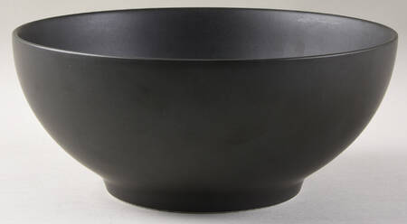 Mono Coupe Black 9" Round Serving Bowl by Banquet