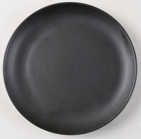 Mono Coupe Black Salad Plate