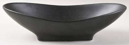 Mono Coupe Black 10" Oval Bowl