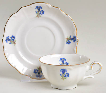 2033 Flat Demitasse Cup & Saucer Set