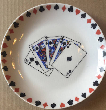 Playing Card Dessert/Pie Plate