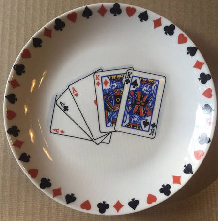 Playing Card Dessert/Pie Plate