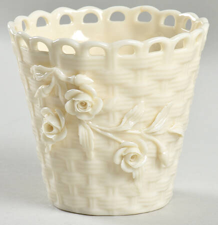 Vases 3'' Pierced Flowered Spill Vase
