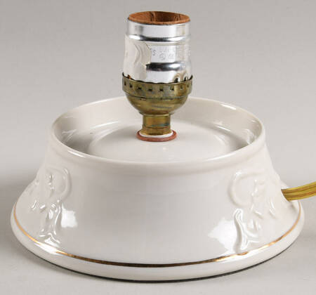 Lamps Base for (2 Piece) Electric Hurricane Lamp