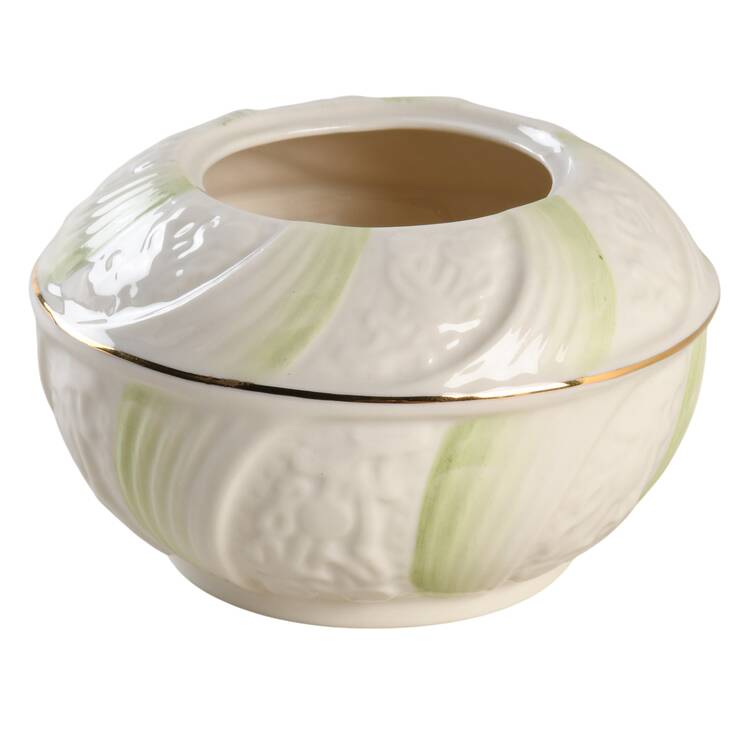 Celtic Green Sugar Bowl No Lid